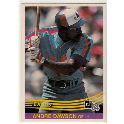 1984 Donruss Andre Dawson Baseball card #97 -NM- HOF-Expos