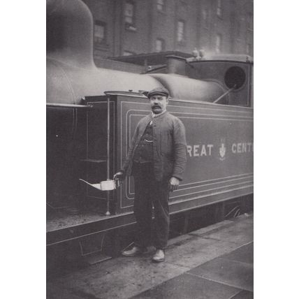 Great Central Railway Staff 1907 BBC Train Postcard