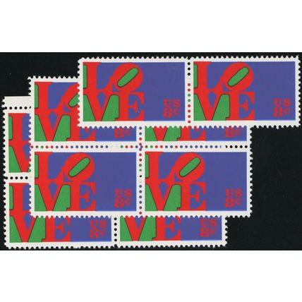 Love Issue One Pack of Ten 8 Cent Postage Stamps Scott 1475