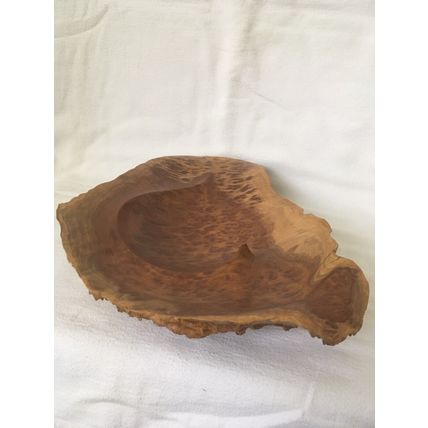 Rare Australian COOLIBAH COOLABAH BURL Large Handcrafted Bowl Dish 970 Grams
