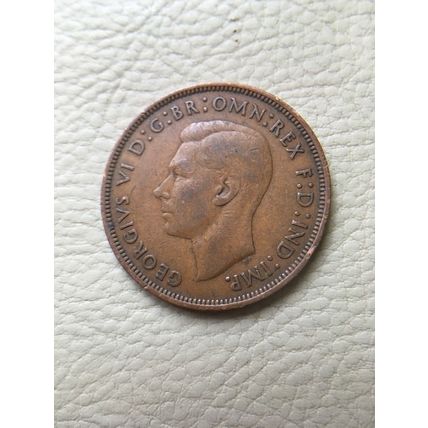 King George VI 1944 One Penny Coin Collectable Bronze Coin