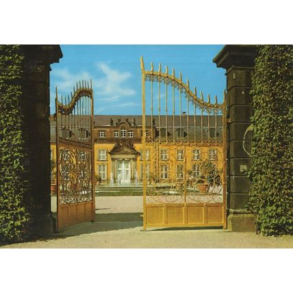 The Golden Gate Tor Hannover Herrenhauser German Postcard