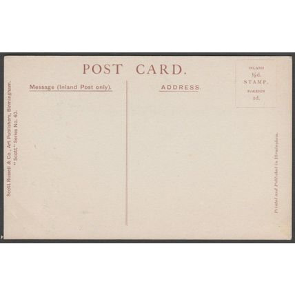 In Whiteley Woods, Sheffield, Yorkshire, c.1905 - Scott Russell Postcard