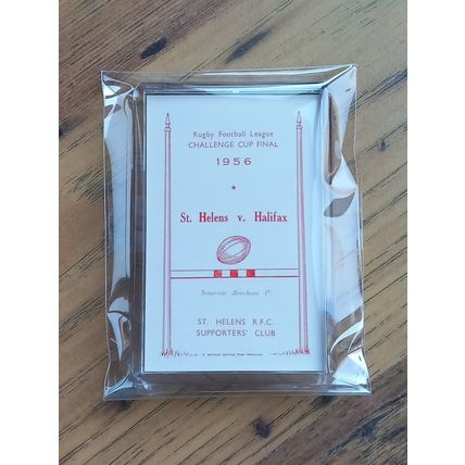 1956 Rugby League Challenge Cup Final fridge magnet - St Helens Supporters Club