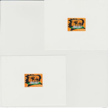 Côte d'Ivoire Ivory Coast Proof De Luxe 2008 Le Pardon Map Landkarte Carte Pays