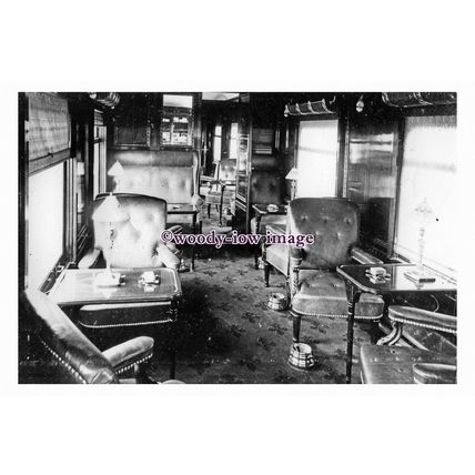 pu3145 - Pullman Grosvenor Interior of Southern Belle in 1908 - print 6x4