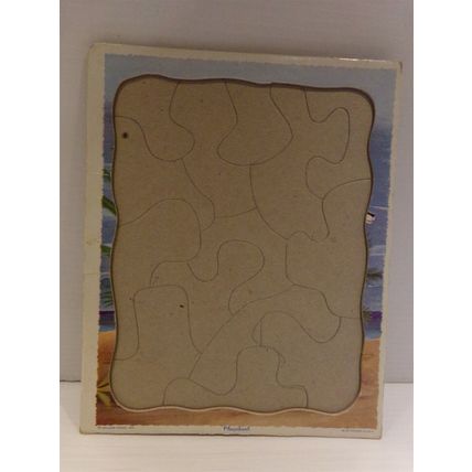 Playskool Golden Press Gazelle Vintage Puzzle 8" x 9 7/8"