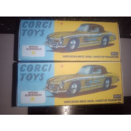 Corgi No 304S Mercedes Benz 300SL Reproduction /Replica Box