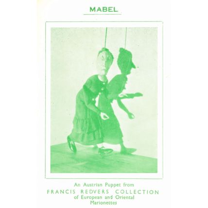 Austrian Marionette Puppet Mabel Francis Redvers Oriental Collection Postcard