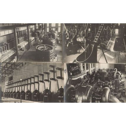 Spanish Ship Factory Industry Ladders Gas Cylinders 4x Old Postcard s