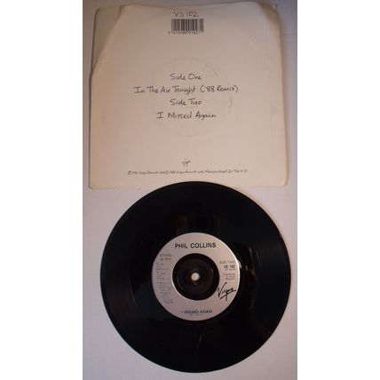 Phil Collins - In The Air Tonight - 88 Remix - 7" Vinyl - Graded Excellent