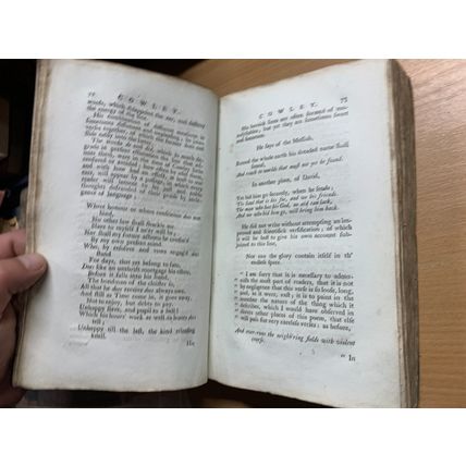 ANTIQUE SAMUEL JOHNSON "JOHNSON'S LIVES OF THE POETS" BOOK (P5)