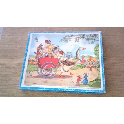 GOOSE - HAND-CUT Wooden Jig-Saw Puzzle (30 Piece - 1 MISSING ) Victory VINTAGE