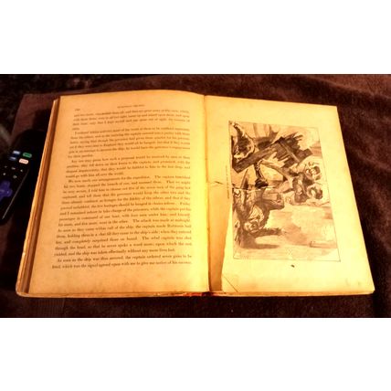 The Adventures Of Robinson Crusoe By Daniel Defoe Circa 1900 10" Tall Good Shape
