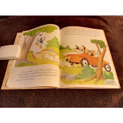 Little Golden Book Walt Disney's Mickey Mouses Picnic By Jane Werner 1996 100-69