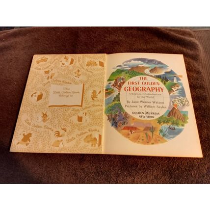 Little Golden Book Geography (B) Second Edition By Jane Werner Watson 1955