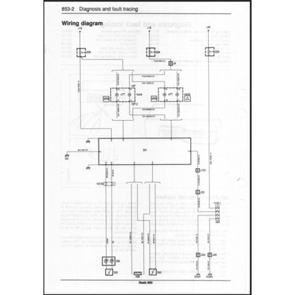 Saab 900 Airbag Workshop Manual 1994 199321052 PDF