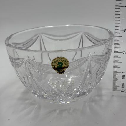 Waterford Crystal Variety Bowl 5" Poland #142017 Clear Etched Decor Vintage