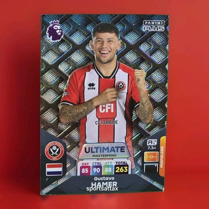 Panini Premier League Adrenalyn XL Plus 2024 Gustavo Hamer Ultimate Card #7