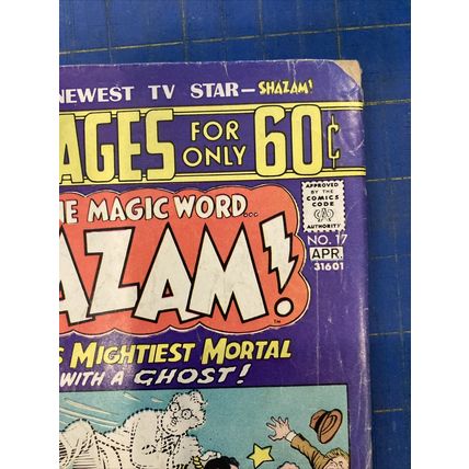 Shazam 17 VG- DC Comic 1975 100 pages ghost