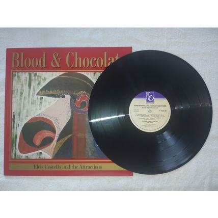 ELVIS COSTELLO AND THE ATTRACTIONS – BLOOD AND CHOCOLATE - 12" ALBUM