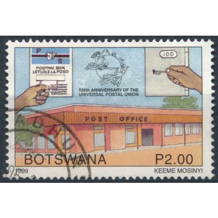 125ᵗʰ Anniv of UPU - Botswana 1999 - FH - SG 904