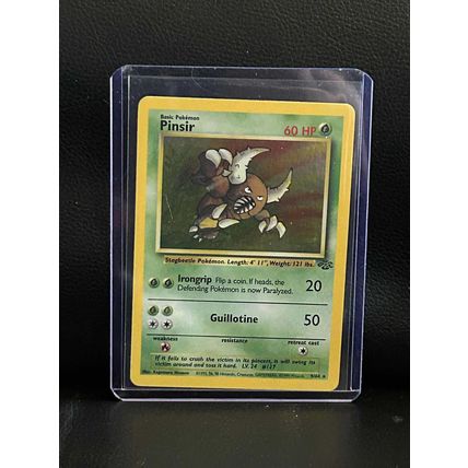 Pinsir - 9/64 - Holo Rare - Unlimited Edition Jungle Pokemon Trading Card