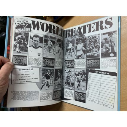 1980 "TOP SOCCER ANNUAL 1981" RANGERS NOTTS FOREST CLOUGH FOOTBALL HB BOOK (P3)