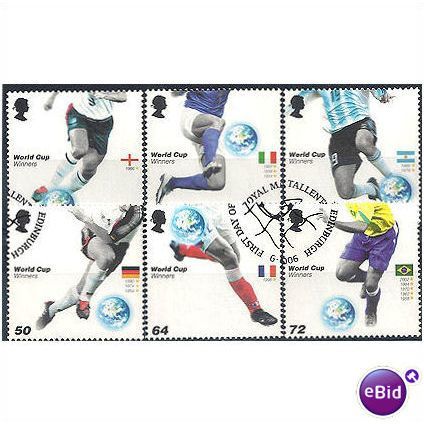 2006 World Cup Set SG2628-33 Very Fine Used