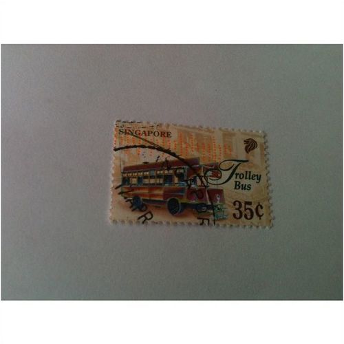 SINGAPORE 1997 transpotation 35c EBID 1 USED