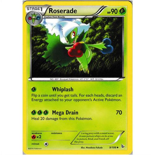 Pokemon XY Flashfire - #9/106 - Roserade