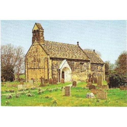 Adel, W Yorkshire - Church of St John the Baptist - Dixon postcard c.1970s