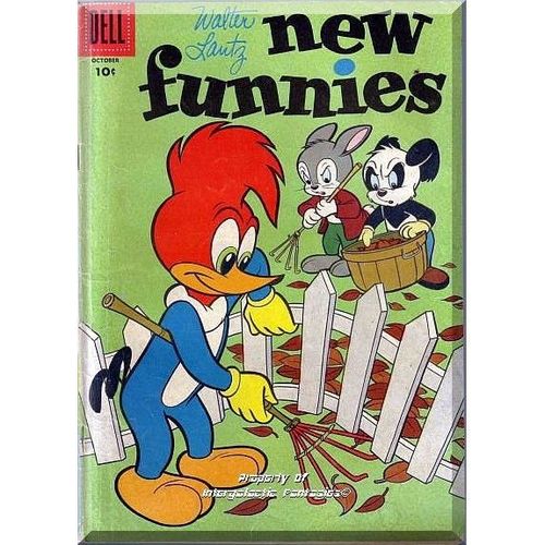 Walter Lantz New Funnies #236 (1956) *Silver Age / Dell Comics / Rare Title*