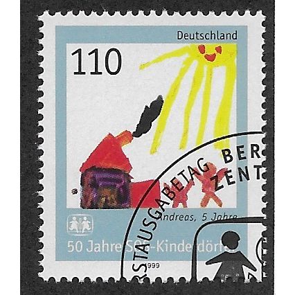 GER 1999 110pf '50TH ANN OF SOS CHILDRENS VILLAGES' FINE USED (EBID57-054)