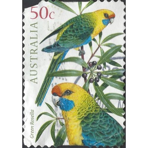 AUSTRALIA, BIRDS, Green Rosella, green 2005, 36c, #2