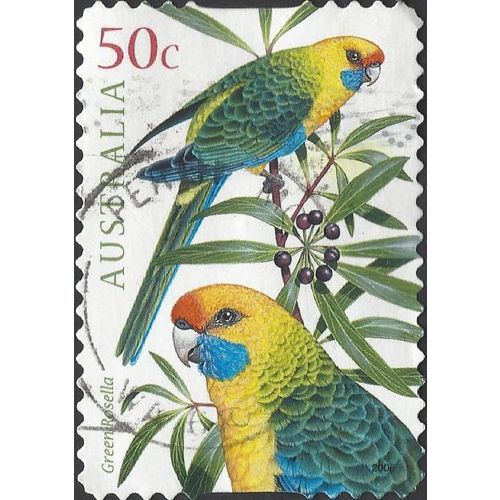AUSTRALIA, BIRDS, Green Rosella, green 2005, 36c, #3