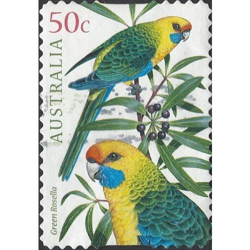 AUSTRALIA, BIRDS, Green Rosella, green 2005, 36c, #4