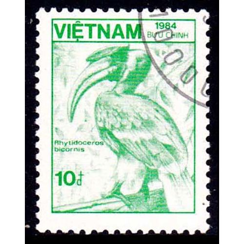 Vietnam 1984 Bird 10d Used Stamp