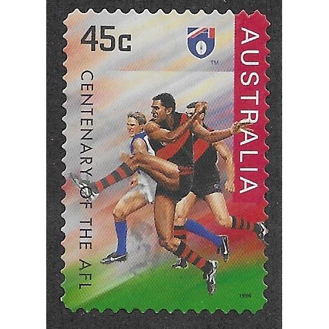 AUS 1996 45c(S/A) 'CENTENARY OF THE AFL' FINE USED (EBID63-068)