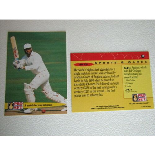 Pro Set 1992 Guinness Book of Records Trade Cards Card Variants (eb2)