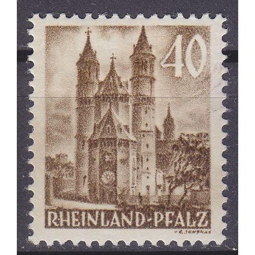 GERMANY Alliiert Franz. Zone [RheinlPfalz] MiNr 0039 y VI ( */mh )