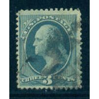 Used 184 3c George Washington Just Clears M00487