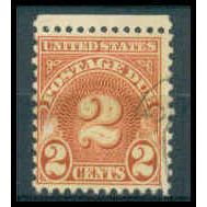 Used J81 2c Postage Due Average Plus WA1292