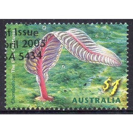 Australia 2005 Creatures of the Slime - Charniodiscus $1 ex FDC