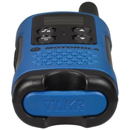 PAREJA DE WALKIE TALKIE MOTOROLA T41 AZUL PEQUEÑOS Y LIGEROS PMR446 DE USO LIBRE