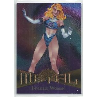 MARVEL METAL card # 33 INVISIBLE WOMAN