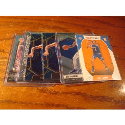 2020-2021, Panini, 6-Rc Cards, w/Variations, OBI TOPPIN, Knicks
