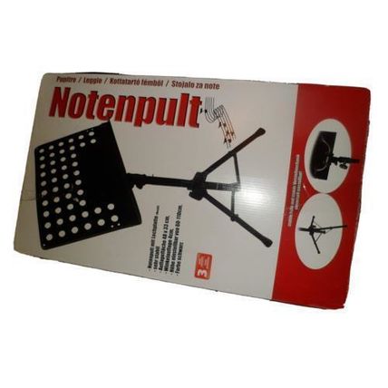 Notenpult Metal Heavy Duty Black Music Stand