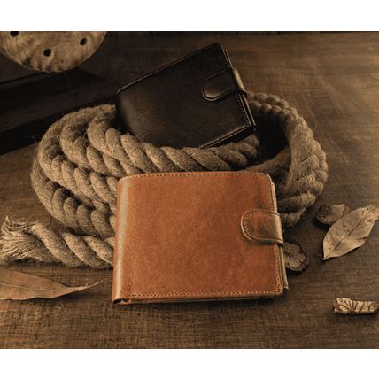 Customized Cowhide Wallet For Men's Short