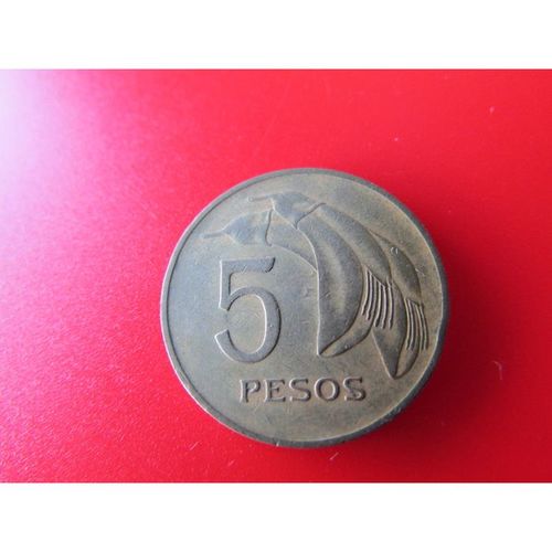 1968 URUGUAY FIVE PESOS. AAW